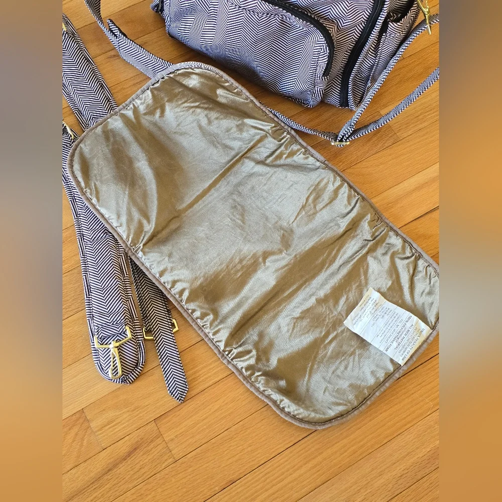 JuJuBe Diaper Bag, Travel Backpack and Large Tote with Portable Changing Pad